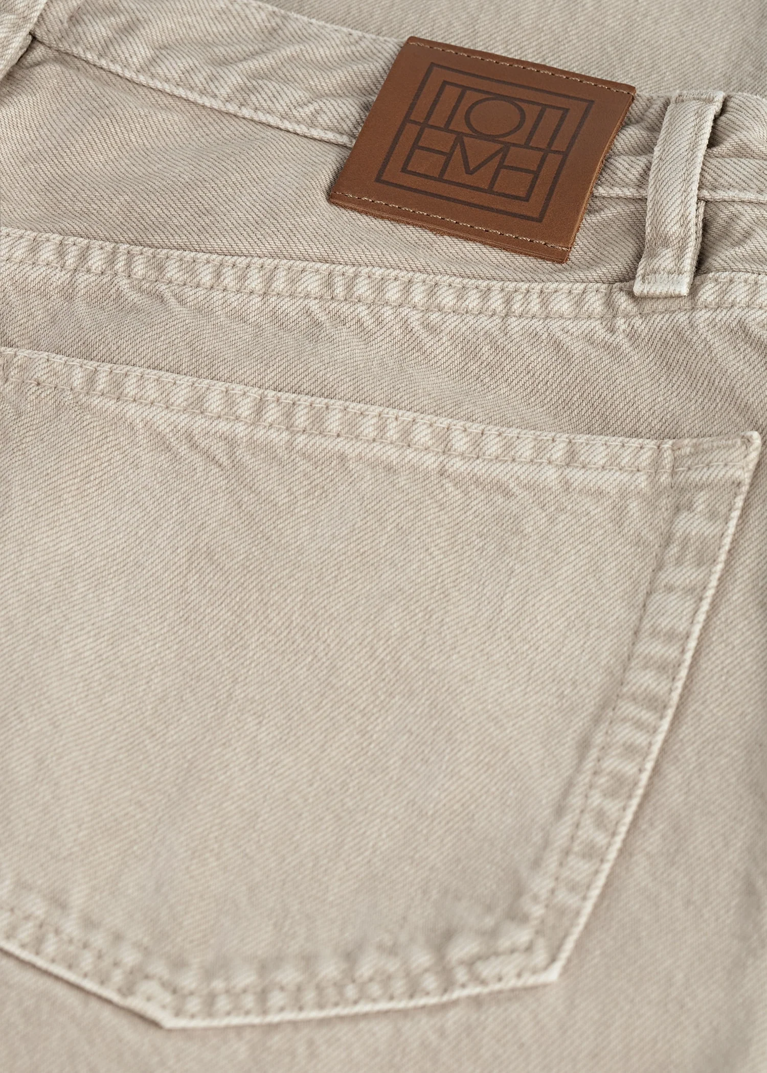 Twisted seam denim full length smoke grey - Image 5