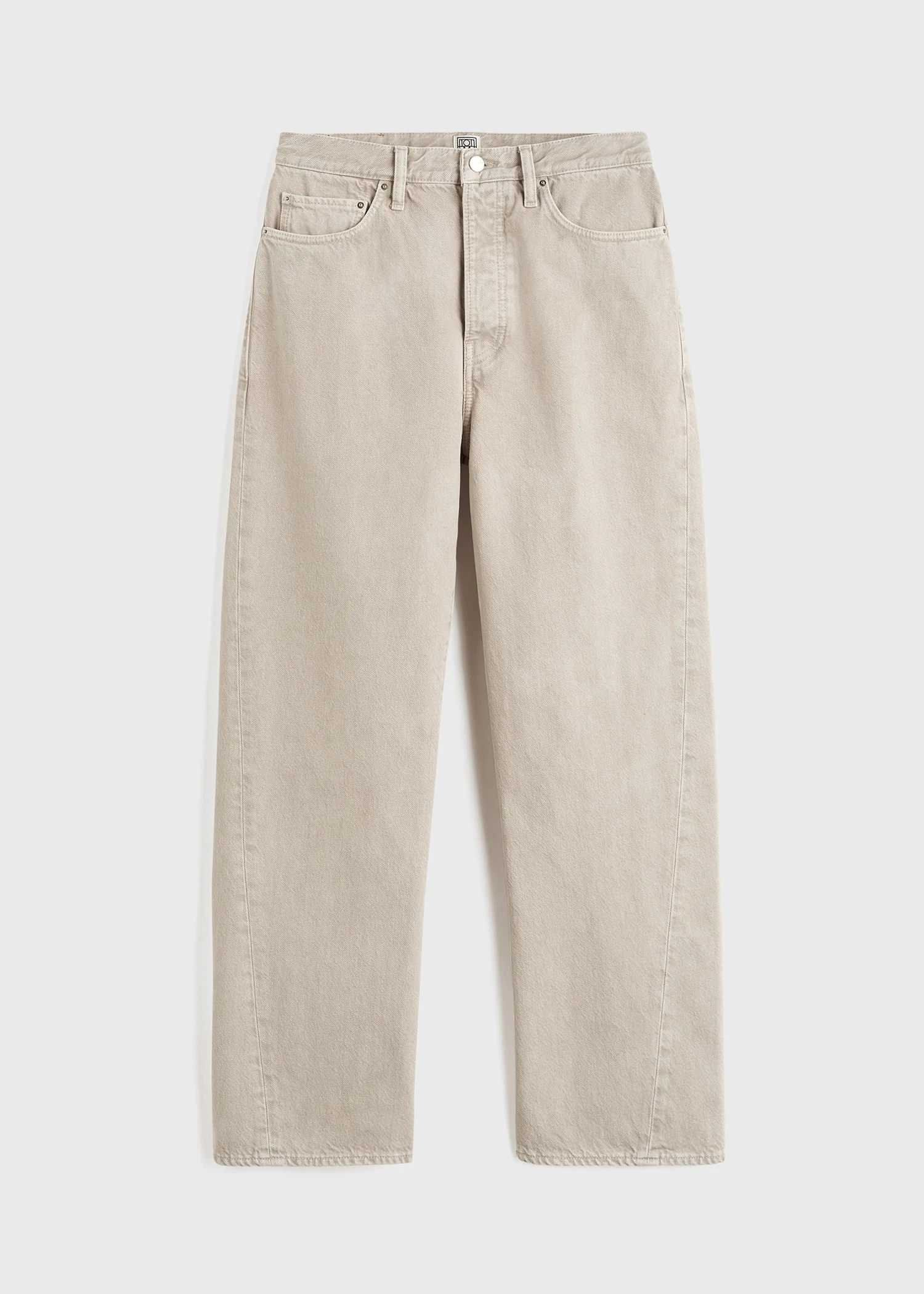 Twisted seam denim full length smoke grey - Image 6
