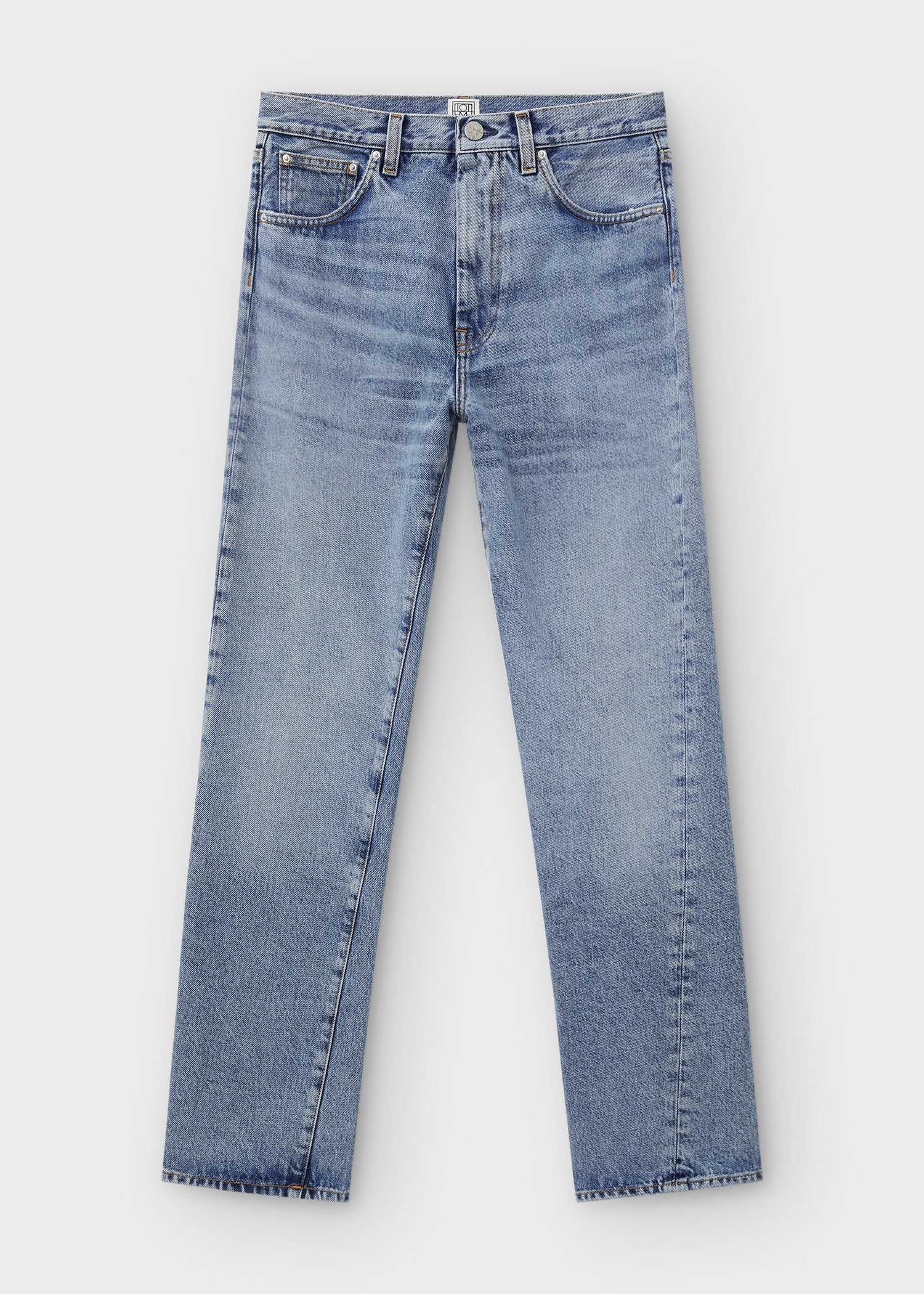 Twisted seam denim worn blue - Image 6
