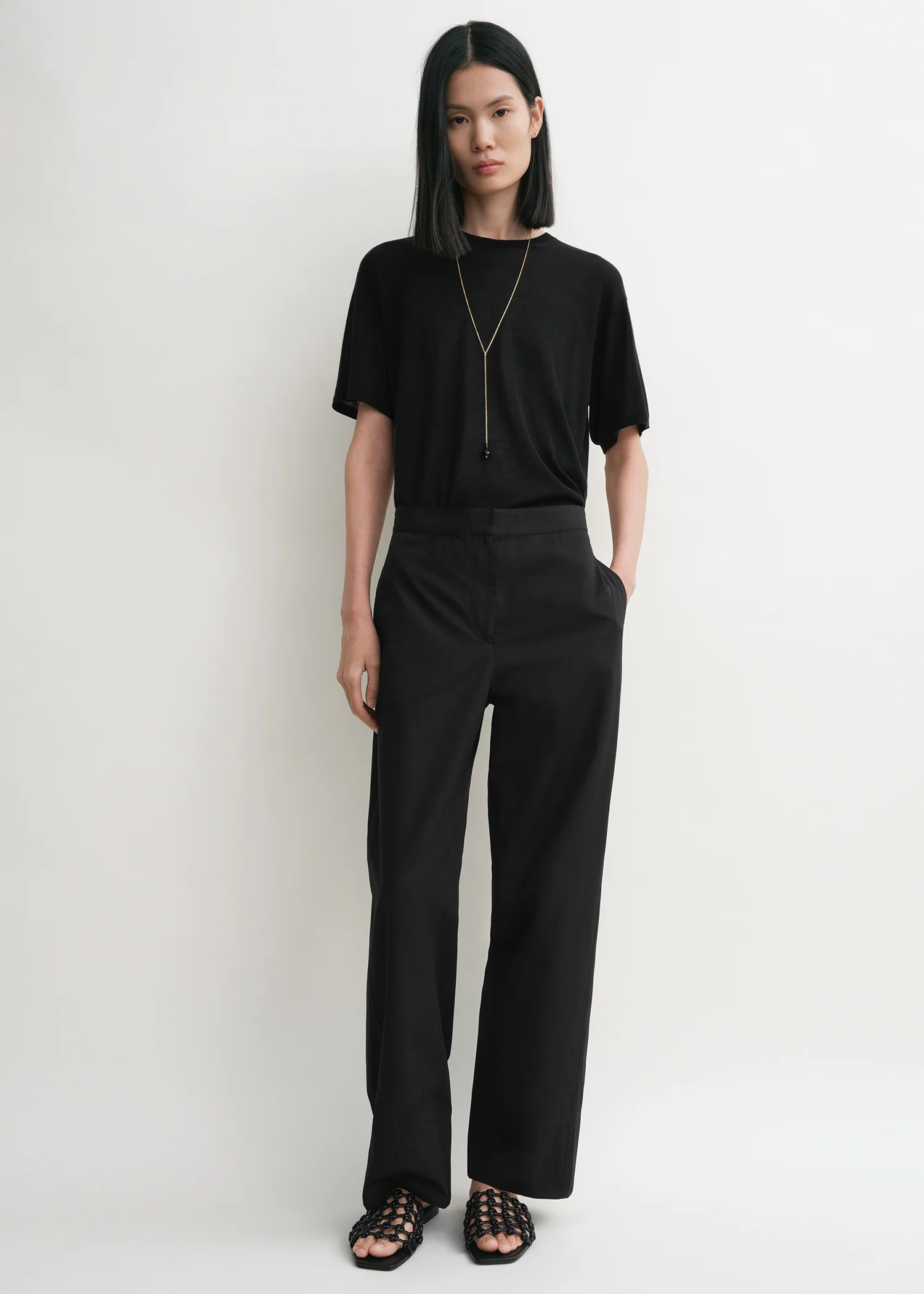 Twisted seam trousers black - Image 2