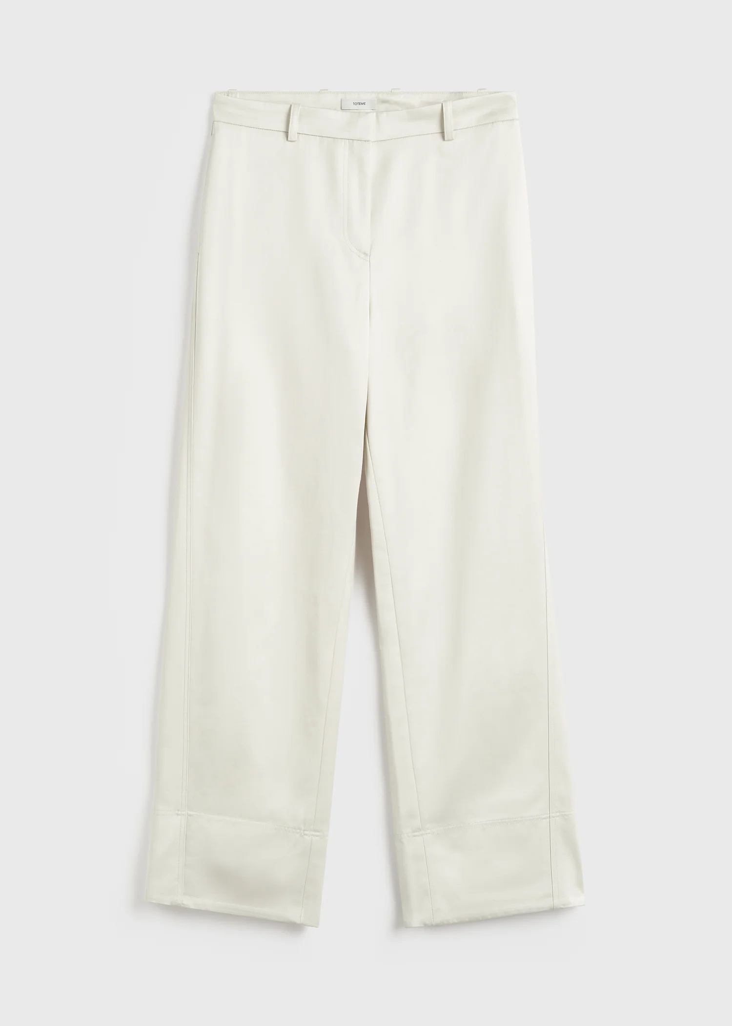 Twisted seam trousers ecru - Image 5