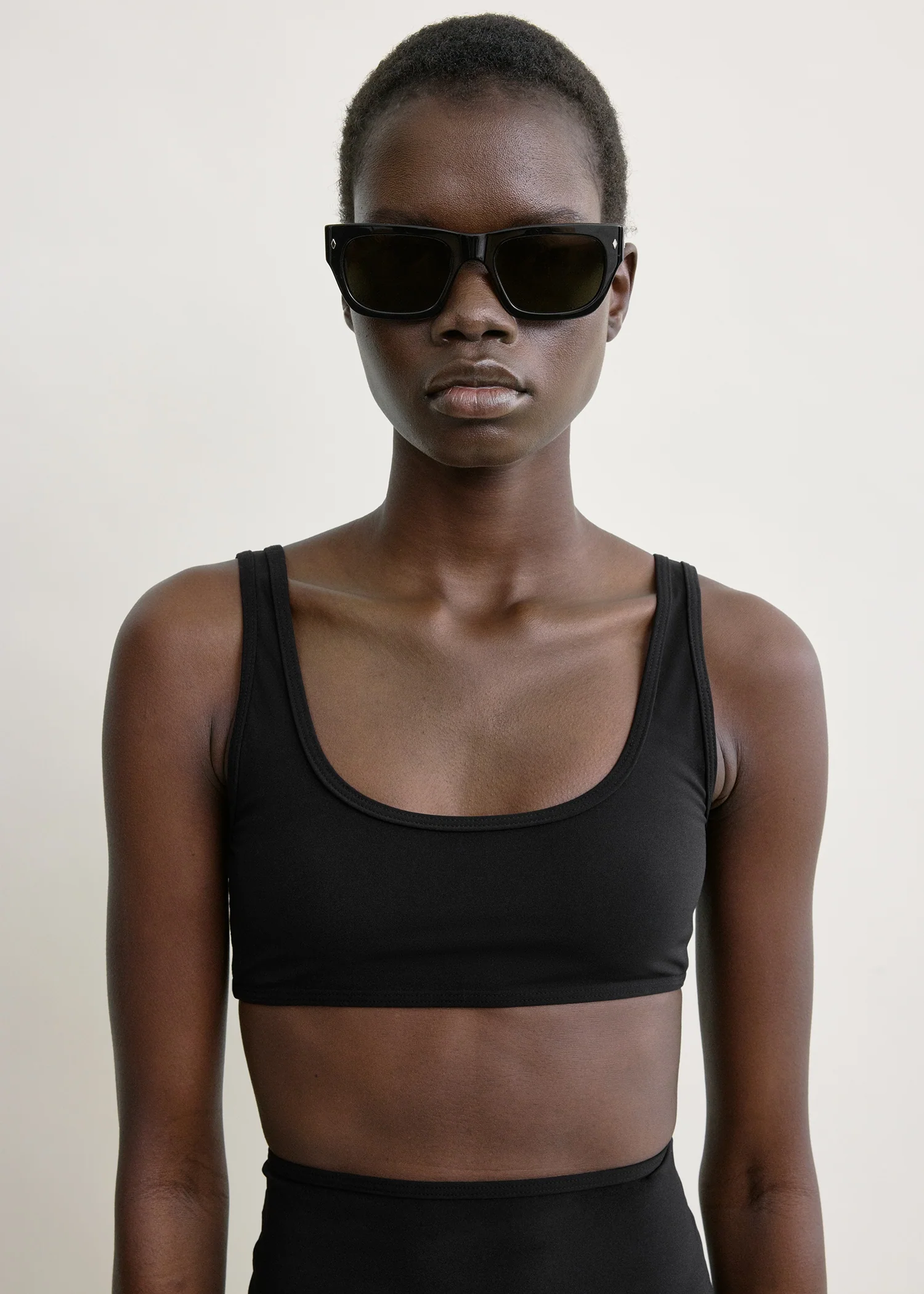 U-neck bikini top black - Image 4