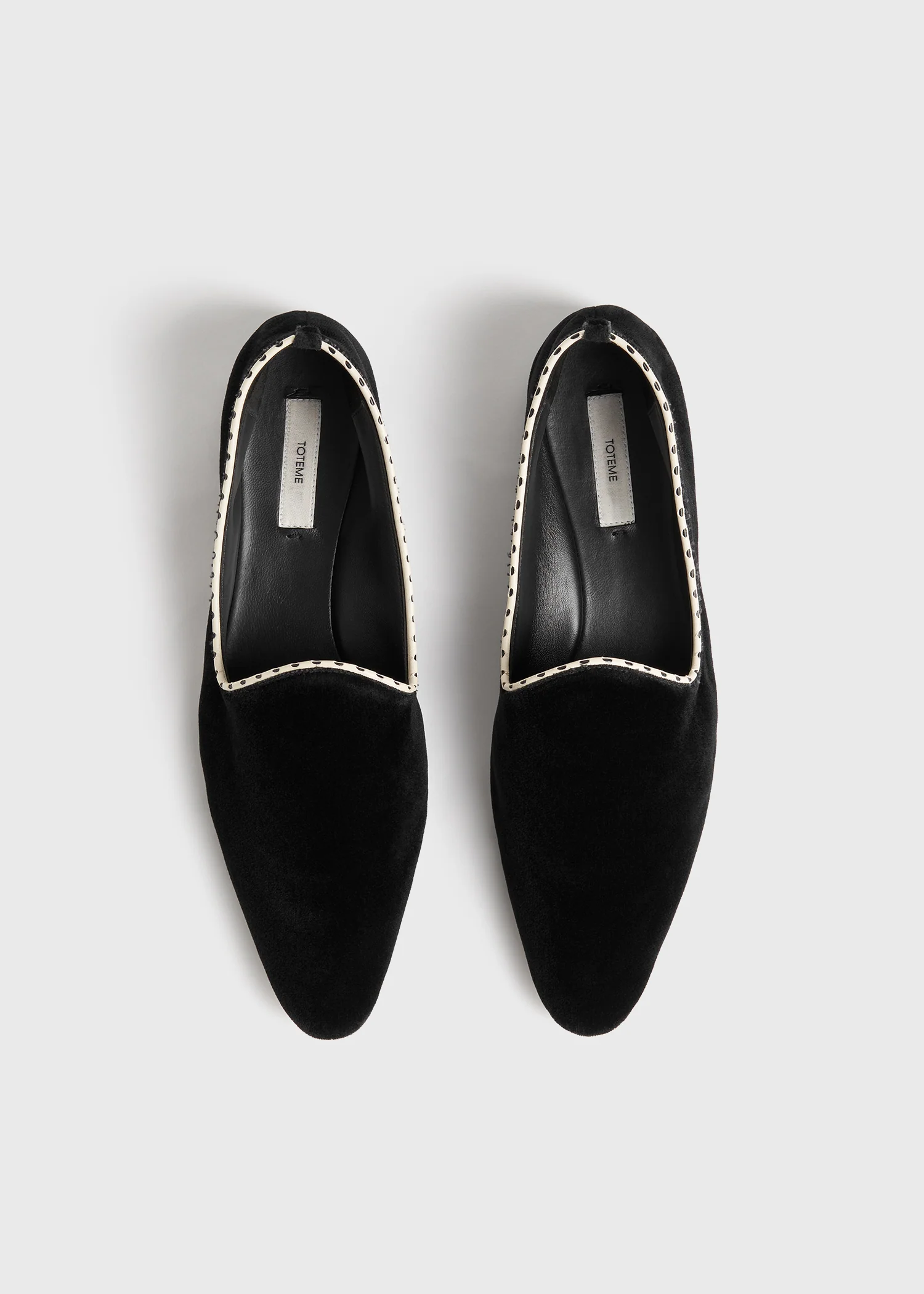 Velvet venetian slippers black - Image 3