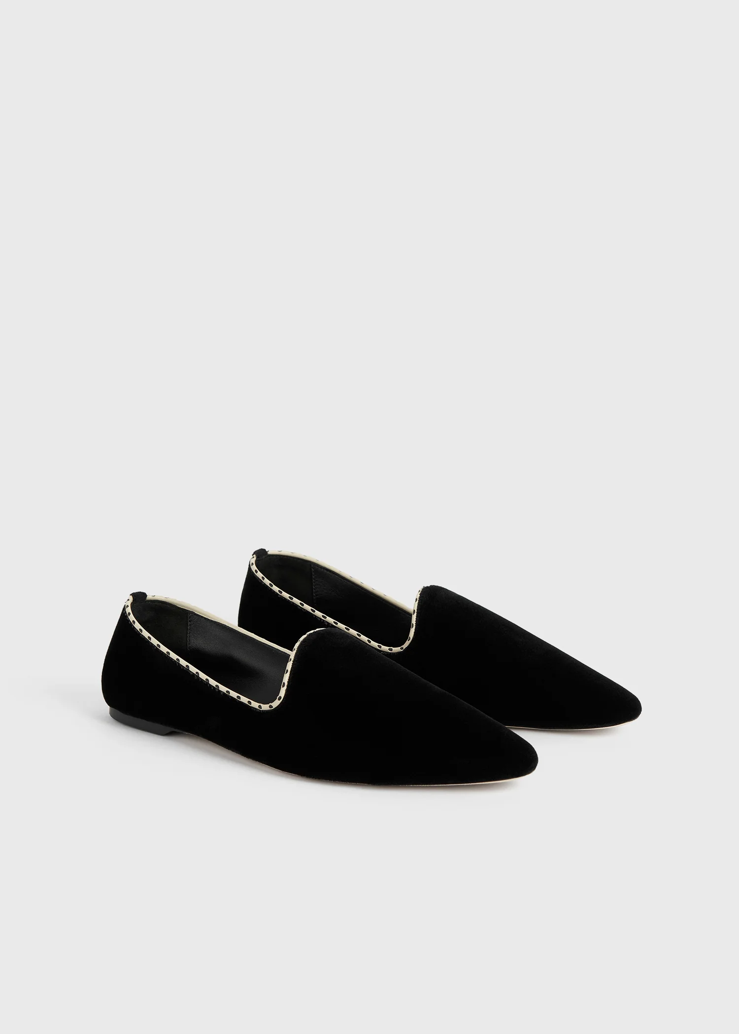 Velvet venetian slippers black - Image 6
