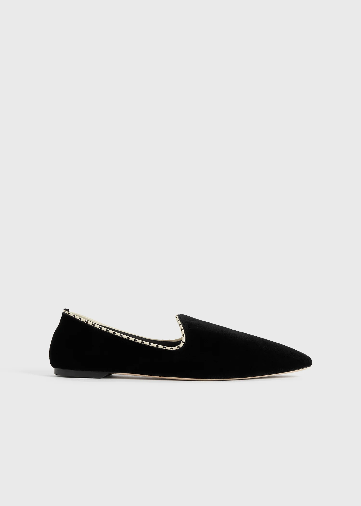 Velvet venetian slippers black - Image 7