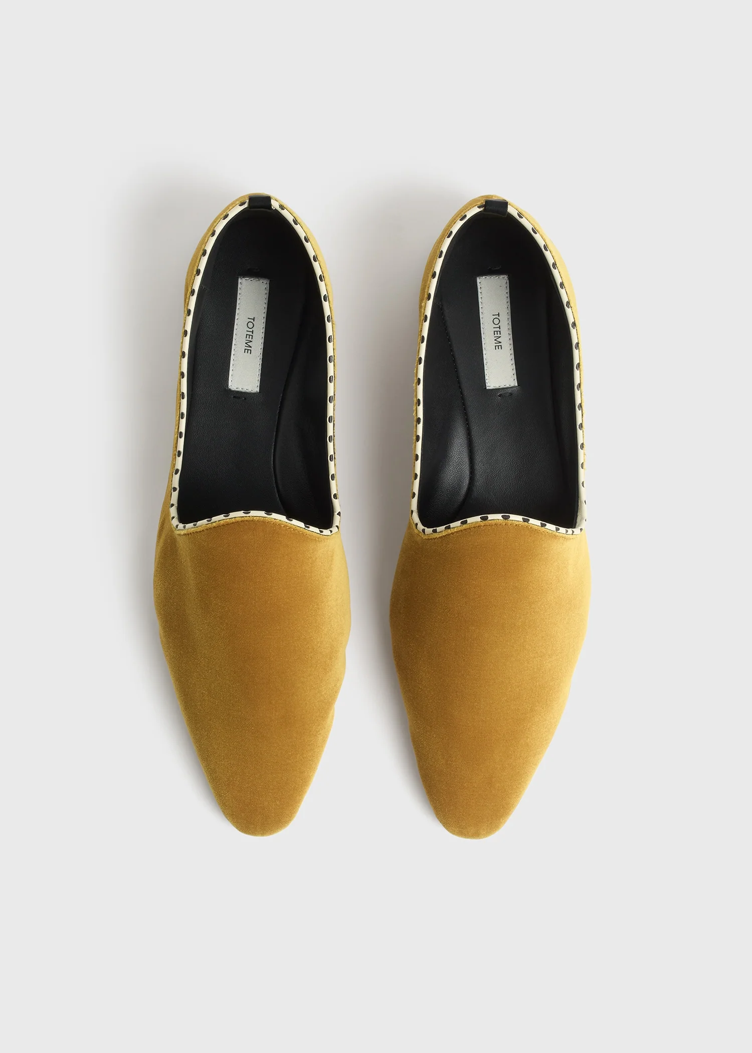 Velvet venetian slippers saffron - Image 4