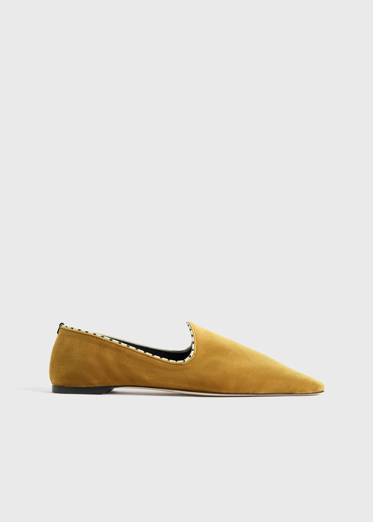 Velvet venetian slippers saffron - Image 7