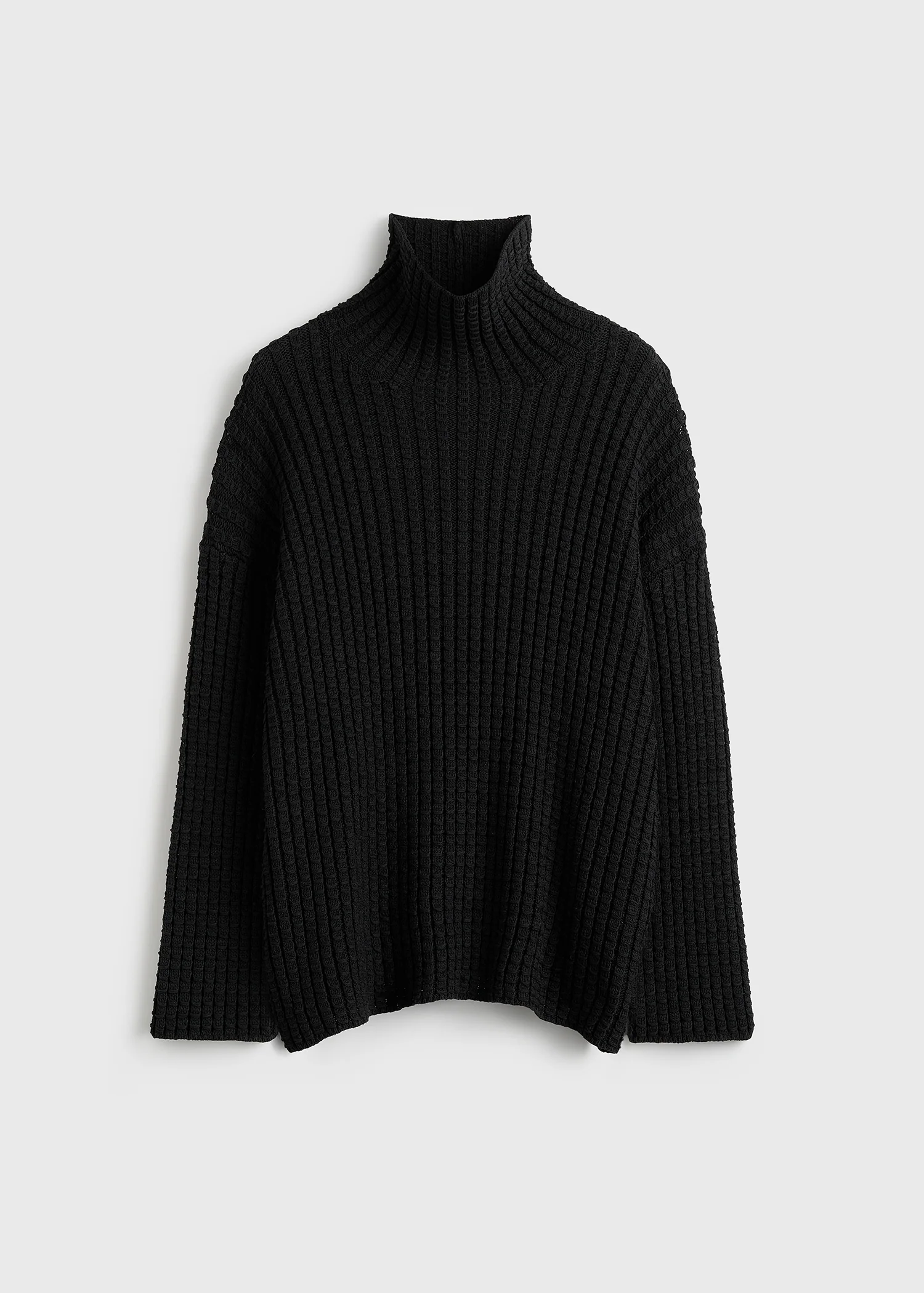 Whipstitch knit black - Image 6