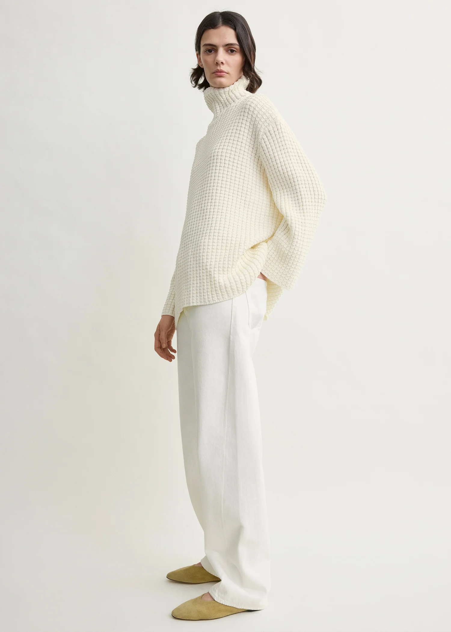 Whipstitch knit milk - Image 2