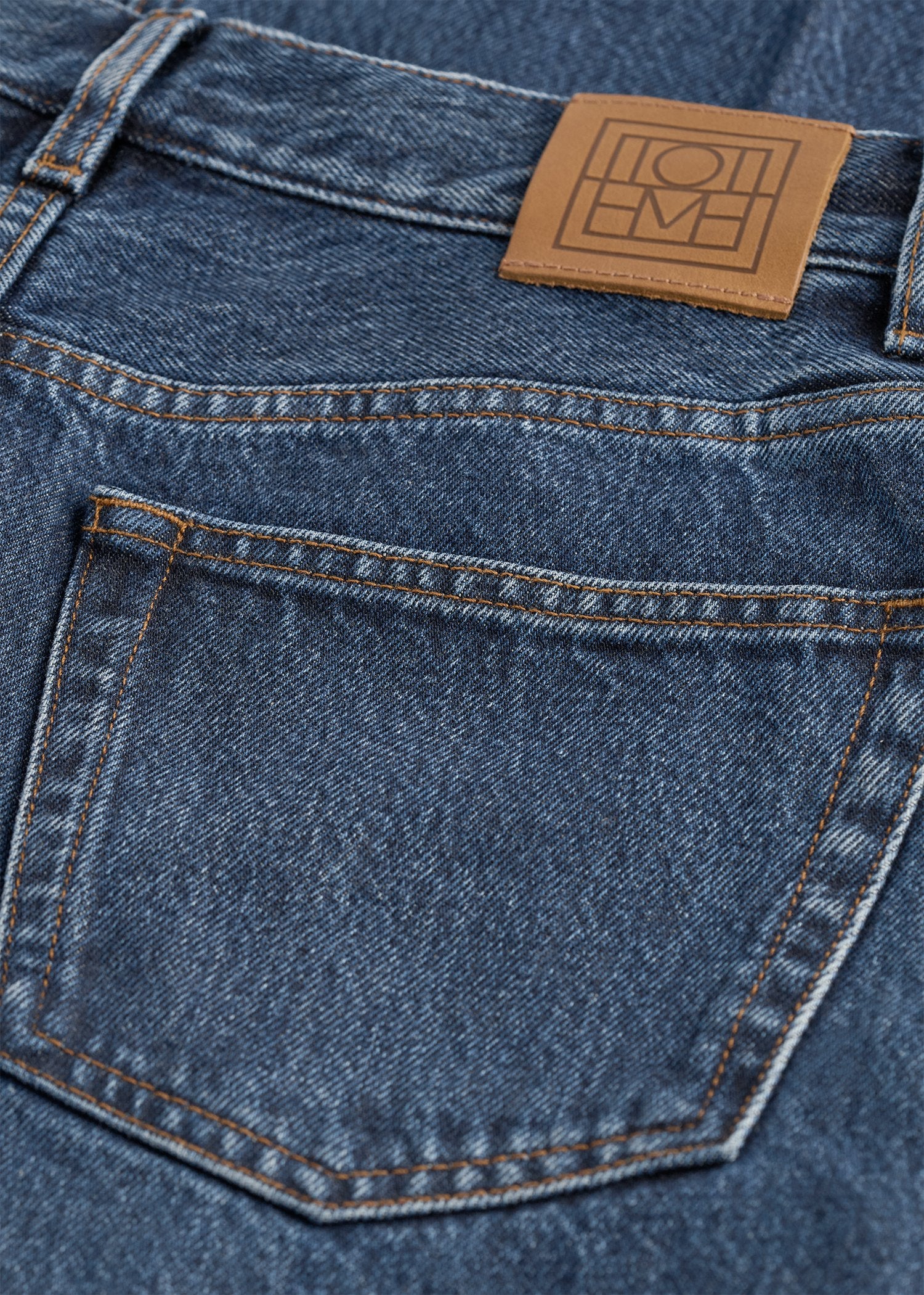 Wide leg denim dark blue - Image 5