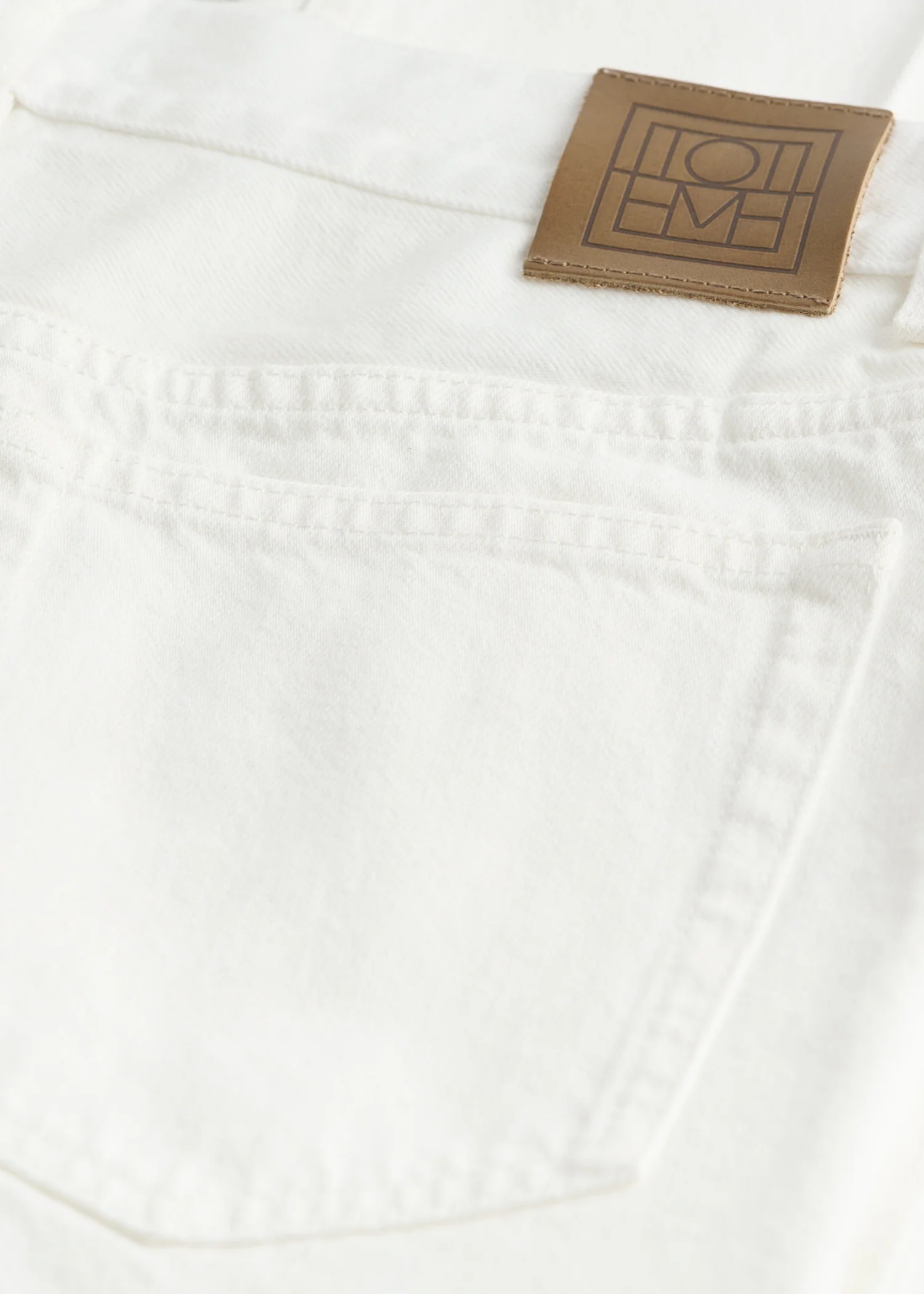 Wide leg denim ecru - Image 5