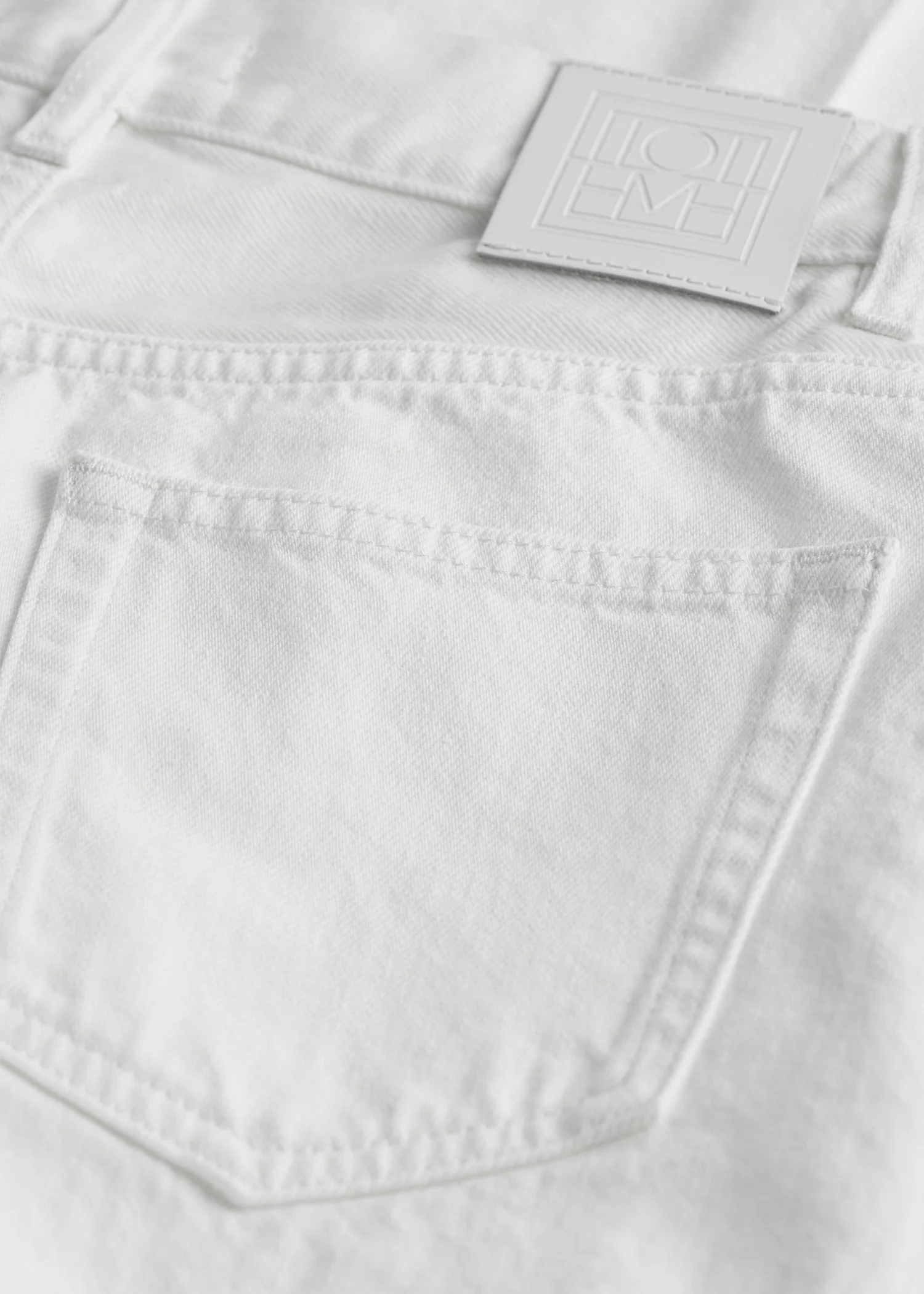 Wide leg denim white - Image 5