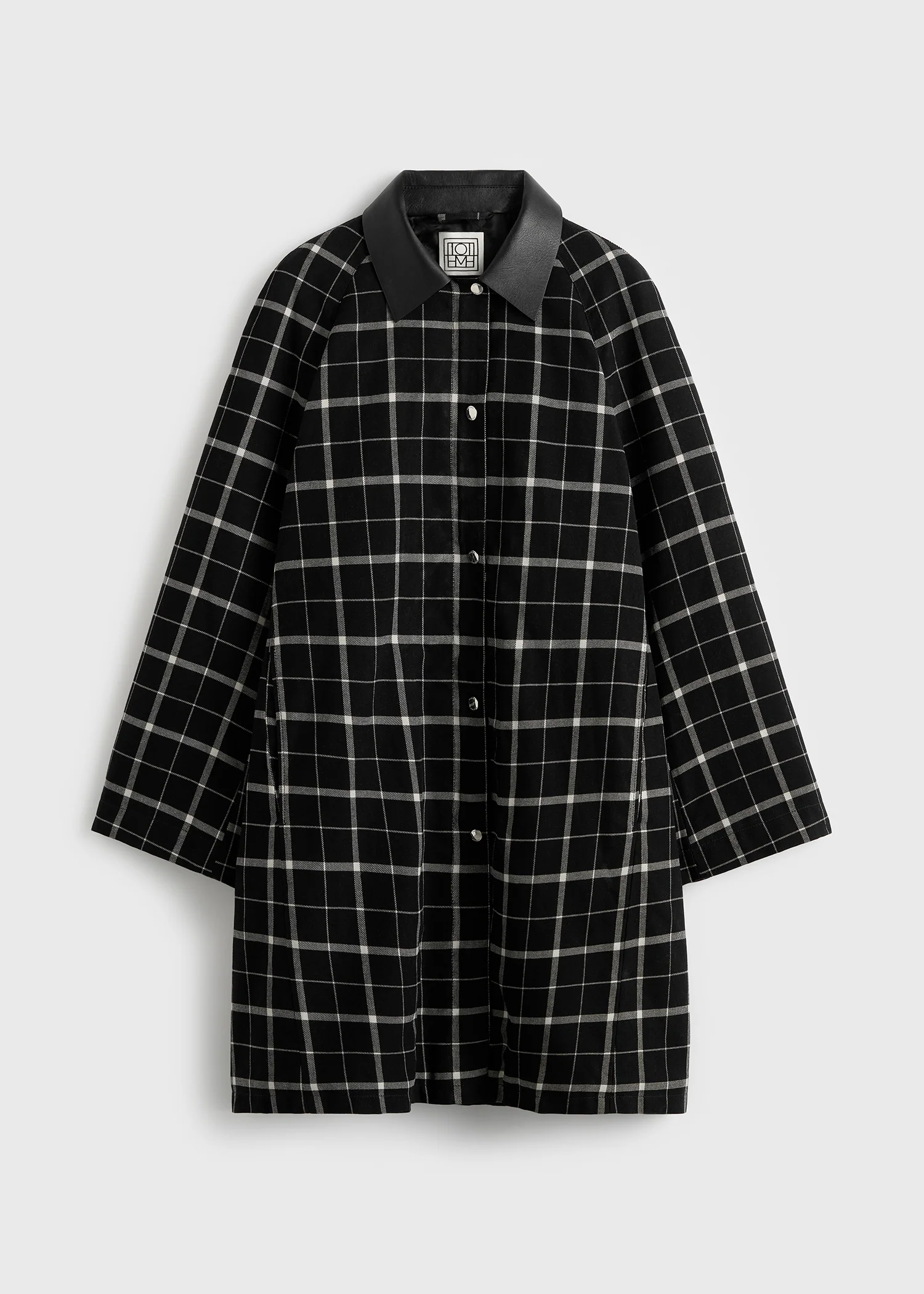 Windowpane country coat black/white - Image 7