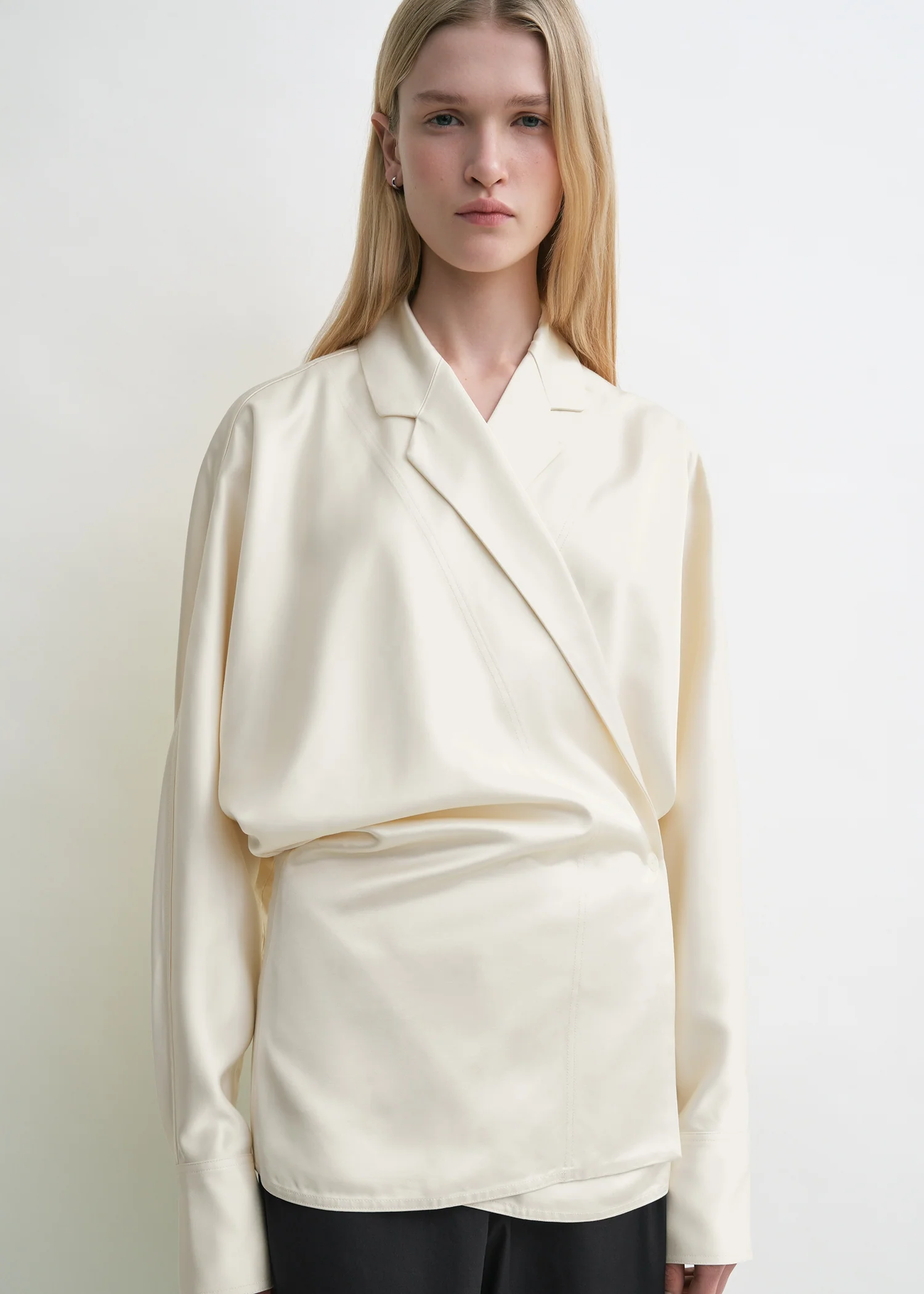 Wrap blouse ecru - Image 5