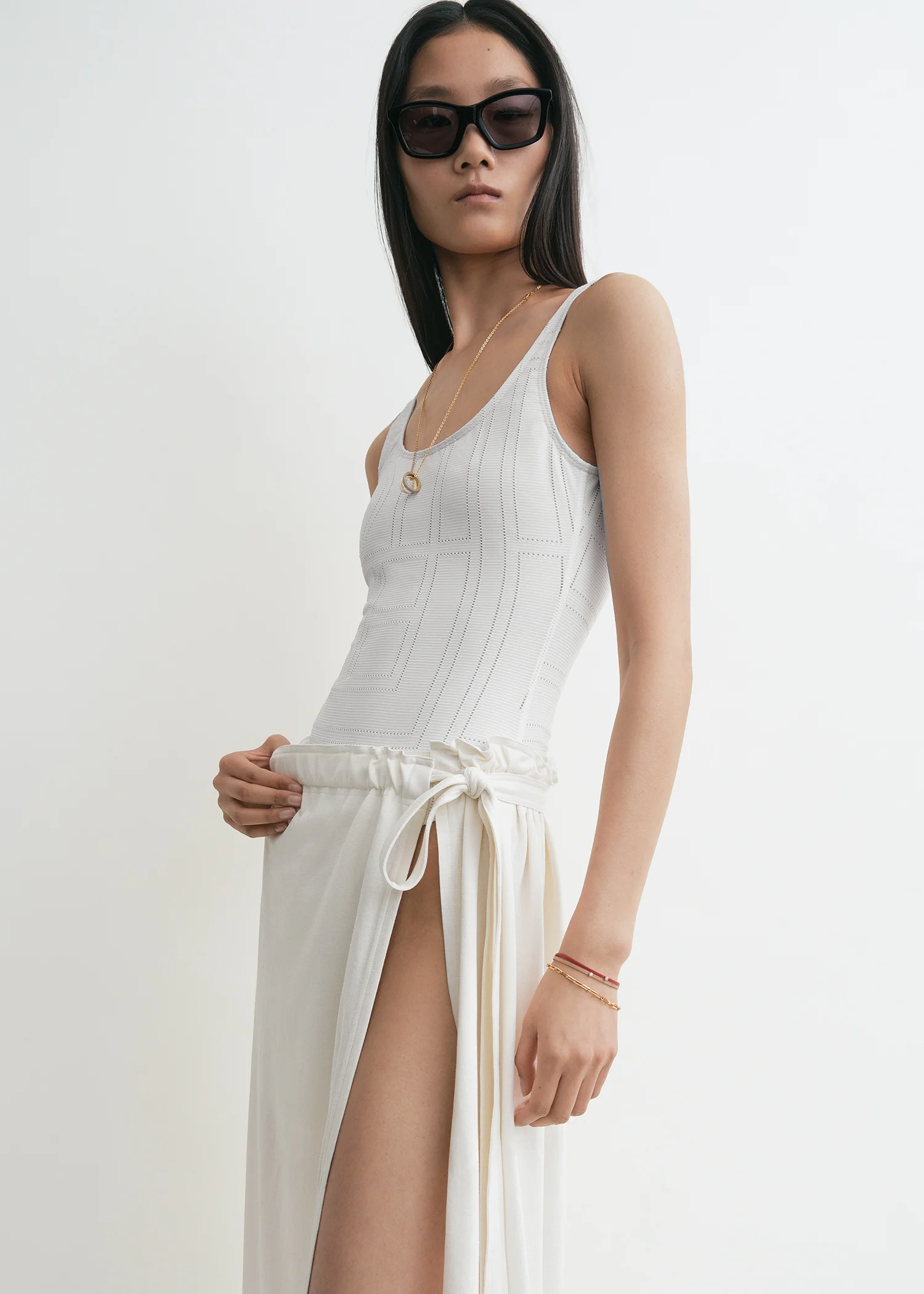 Wrap skirt off-white - Image 3